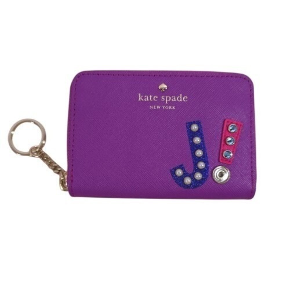 Kate Spade ZipAround Initial Wallet J! Jenny Jessica Jasmine Women 4.5"x3" China